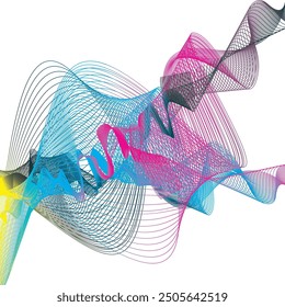 flat vector colorful net art abstract background
