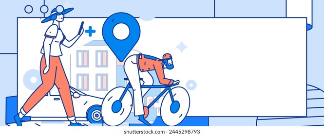 Flat vector concept operation hand drawn illustration of people taking a taxi

