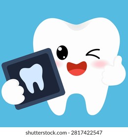 Flat vector cute cartoon