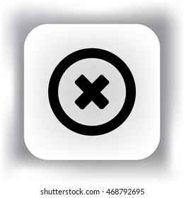 Flat Vector Delete Icon