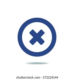 Flat Vector Delete Icon