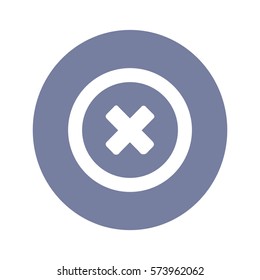 Flat Vector Delete Icon