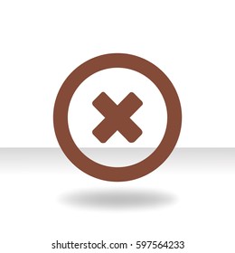 Flat Vector Delete Icon