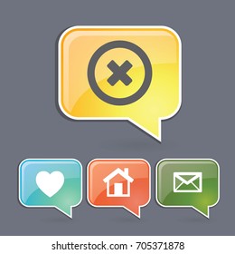 Flat Vector Delete Icon