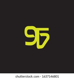 Flat Vector Design Element. Figure 96. Combined Number 9 And 6.