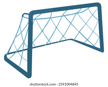 Flat Vector Design of Football and Hockey Gate