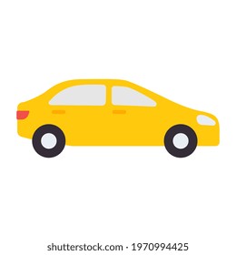 Flat vector design of luxury car 