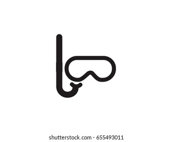 Flat vector diving equipment icon