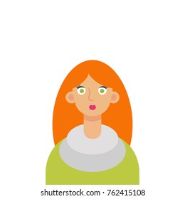 Flat Vector Girl Student