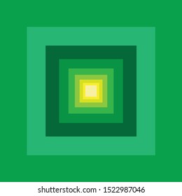 Flat vector the golden ratio circle. The golden ratio rectangle design. Isolated  the Fibonacci sequence. Golden ratio illustration. Isolated vector logo design. Color scale.