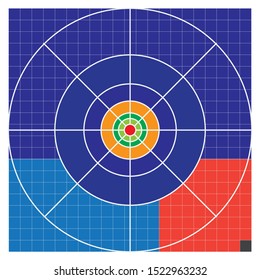 Flat vector the golden ratio design. Fibonacci sequence circles illustration. Golden proportion. Geometric shapes. Isolated scalable vector illustration of golden ratio. Logo vector golden ratio. 