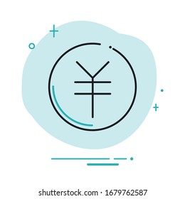 Grafik-Business-Symbol für flache Vektorillustration 