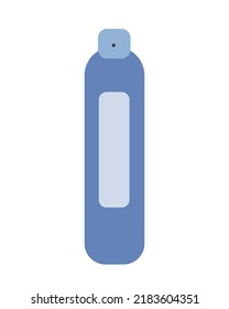 Flache Vektorgrafik von Haarspray. Flaches Haarspray, Vektorgrafik einzeln