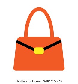 Flat vector hand bag icon. Emoji emoticon hand bag best flat icon.