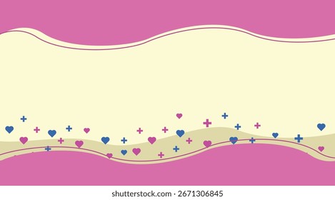 Plano de fundo geral saudável vetor apresentando formas abstratas, gradientes suaves e elementos de design limpo representando bem-estar, equilíbrio e um conceito de estilo de vida positivo.