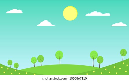 12,806 Garden scene flat design Images, Stock Photos & Vectors ...