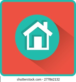 Flat Vector Home Icon