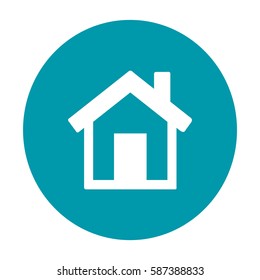 Flat Vector Home Icon