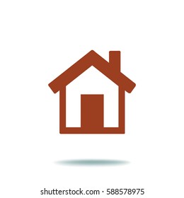 Flat Vector Home Icon