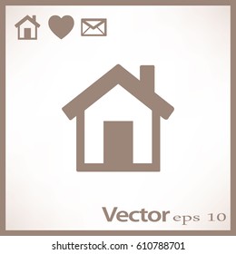 Flat Vector Home Icon