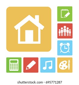 Flat Vector Home Icon