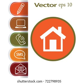 Flat Vector Home Icon