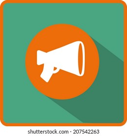 Flat Vector Horn Icon