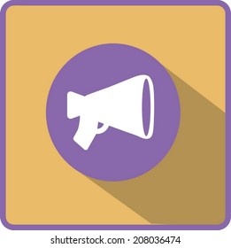 Flat Vector Horn Icon