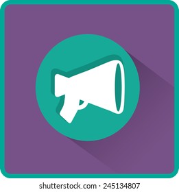 Flat Vector Horn Icon