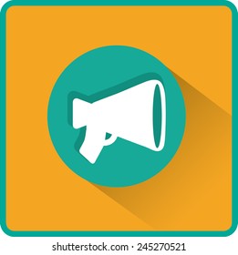 Flat Vector Horn Icon