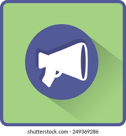 Flat Vector Horn Icon