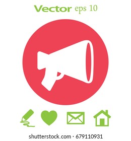 Flat Vector Horn Icon