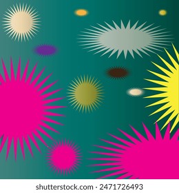 flat vector icon abstract background