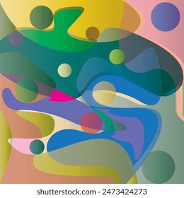 flat vector icon abstract background