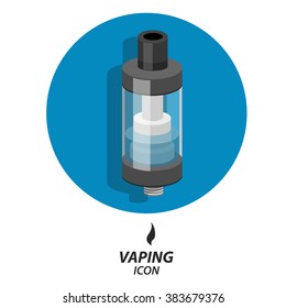 Flat vector icon atomizer