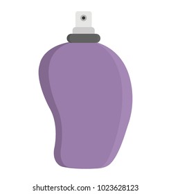 
Flat vector icon of body spray without cap
