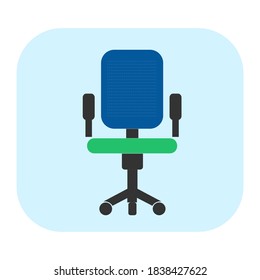 Flat Vector Icon for Business Chair EPS10