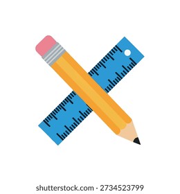 Flat Vector Icon Crossed