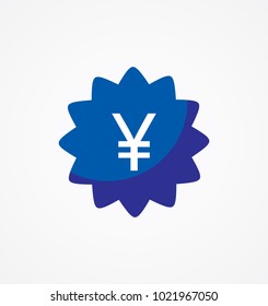 Flat Vector Icon Of Currency Badge.