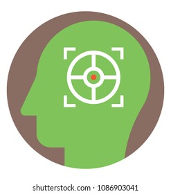
Flat vector icon design of artificial intelligence
