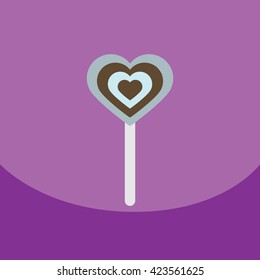 flat vector icon design collection bonbon candy 