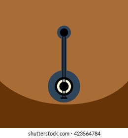 flat vector icon design collection musical instrument