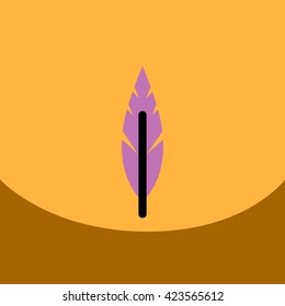 flat vector icon design collection leaf of tree