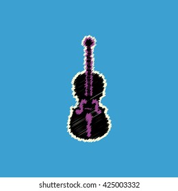 flat vector icon design collection musical instrument