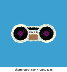 flat vector icon design collection musical instrument