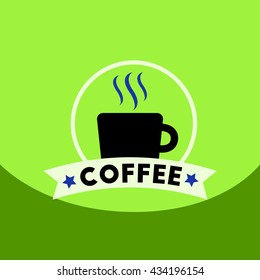 flat vector icon design collection  cup of hot coffee