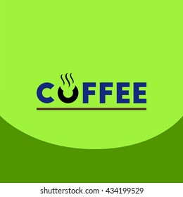  flat vector icon design collection  coffee emblem