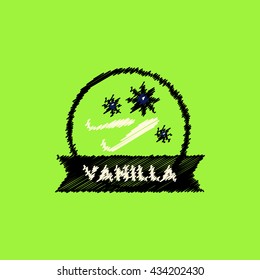 flat vector icon design collection Kitchenware seasoning vanilla
