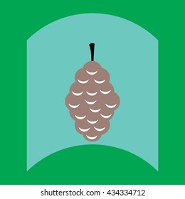 flat vector icon design collection delicious fruit