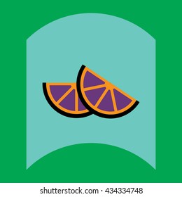 flat vector icon design collection delicious fruit